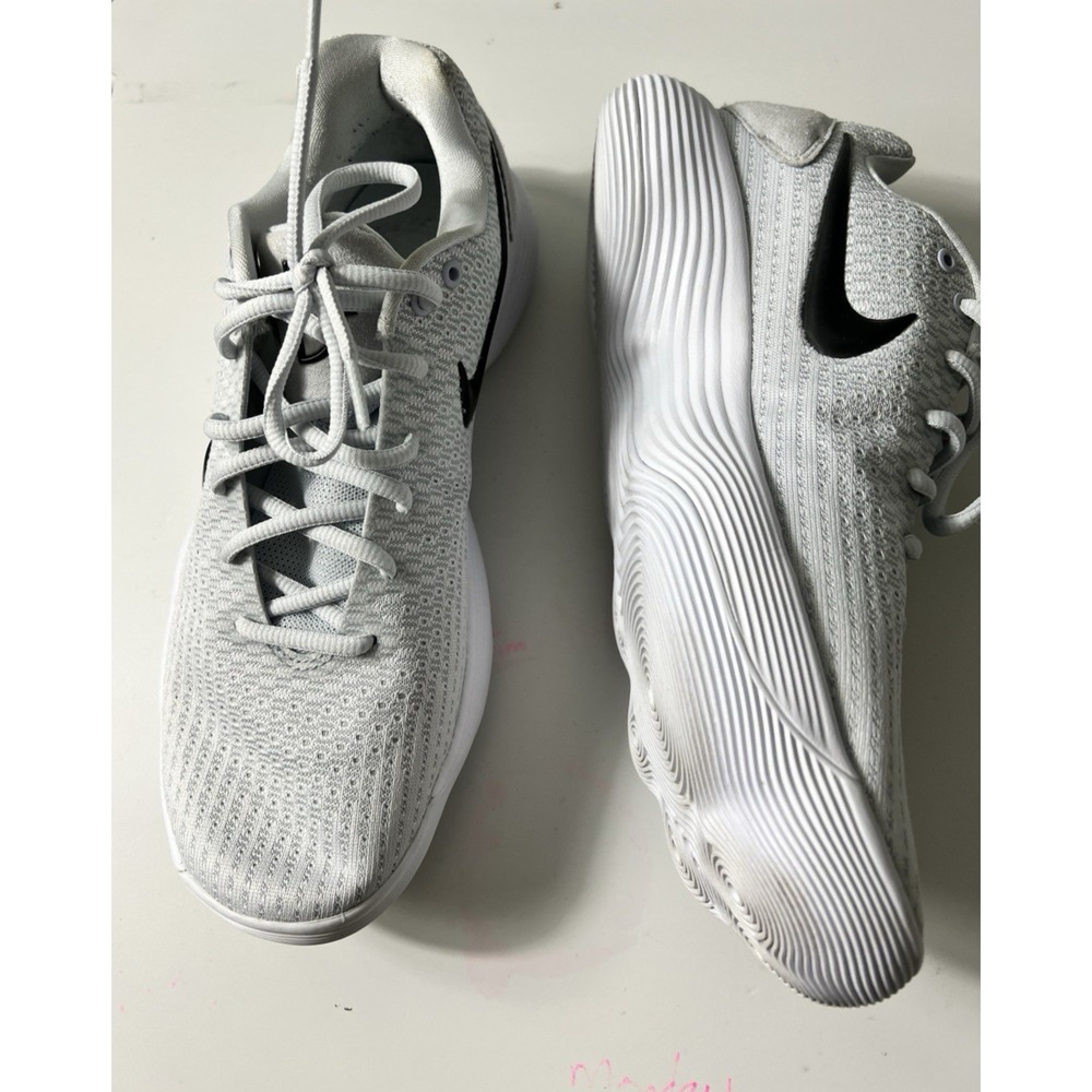 Nike Men's Hyperdunk‎ Low TB White - Grey - Black Sneakers Size 10